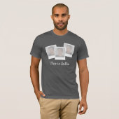 Dit is selfie slogan voeg je eigen foto's t-shirt  (Voorkant volledig)