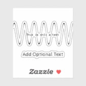 Dit is slechts een test sticker (Vel)