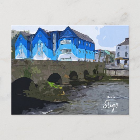 Dit is Sligo -Ierland Briefkaart (Voorkant)