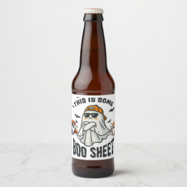 Dit is Some Boo Sheet Ghost Spooky Bier Etiket