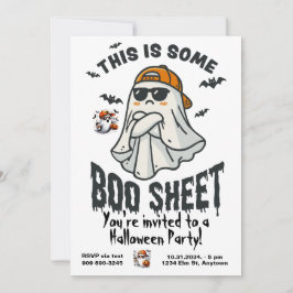 Dit is Some Boo Sheet Ghost Spooky Kaart