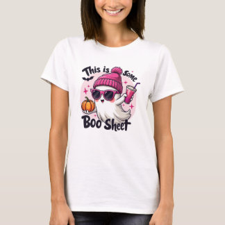 Dit Is Sommige Boe Sheet Vrouwen Cute Geest Hallow T-shirt