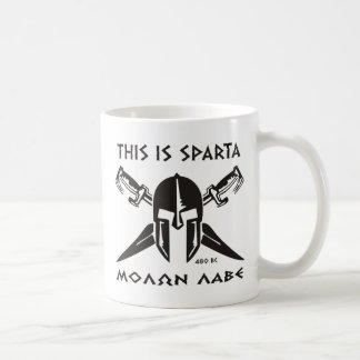 Dit is Sparta - Molon Lave - Black Koffiemok