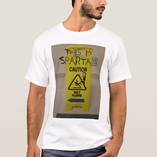 DIT IS SPARTA!!!!! T-SHIRT (Voorkant)