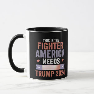 Dit is The Fighter die Amerika nodig heeft Trump 2 Mok