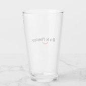 DIT IS THERAPIE Drink glas (Achterkant)