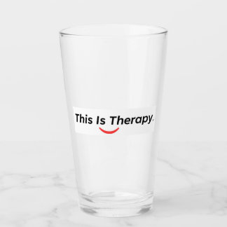 DIT IS THERAPIE Drink glas