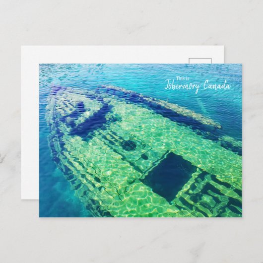 Dit is Tobermory, Canada Briefkaart (Voorkant / Achterkant)