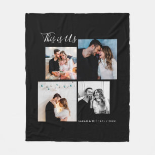 Dit is US Afbeelding Collage Fleece Deken