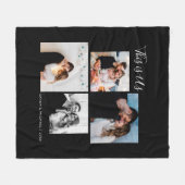 Dit is US Afbeelding Collage Fleece Deken (Voorkant (Horizontaal))