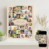 Dit is Us Photo Collage 40 Square Afbeeldingen Cre Poster