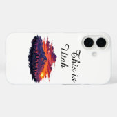 Dit is Utah Phonehoesje Case-Mate iPhone Case (Achterkant (horizontaal))