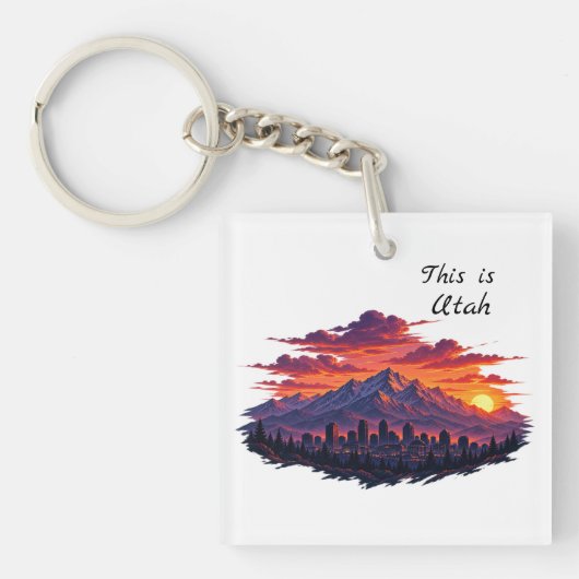 Dit is Utah Sleutelhanger (voorkant)