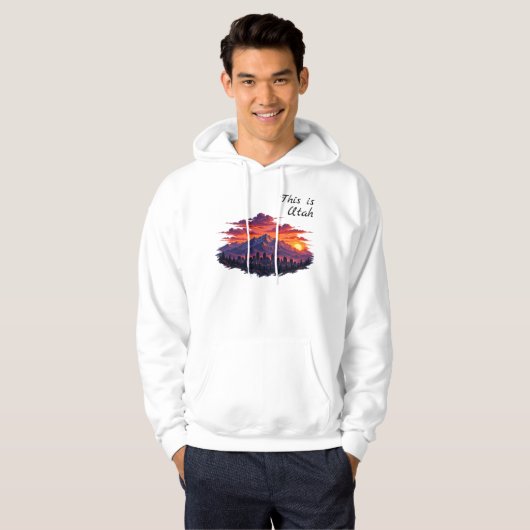 Dit is Utah-trui Hoodie (Voorkant volledig)