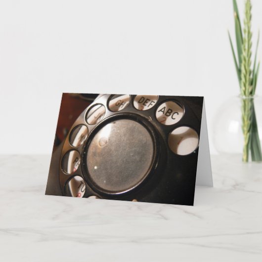 "Dit is uw exploitant die… "spreken Kaart (Voorkant)