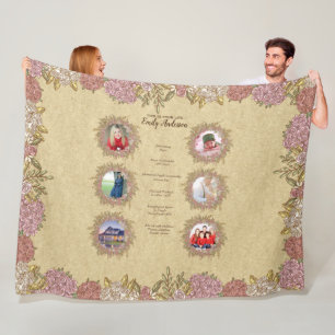 DIT IS UW LEVENSMIDDEL - VOEG FOTO'S EN MIJLESTONE FLEECE DEKEN