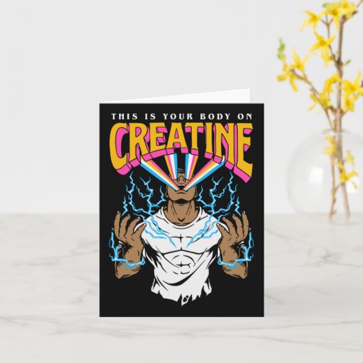 Dit is uw lichaam op de baarmoederdag van de creat kaart (Gele Bloem)