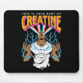 Dit is uw lichaam op de baarmoederdag van de creat muismat (Voorkant)