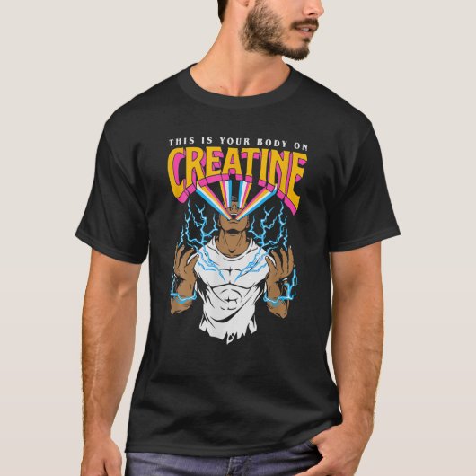 Dit is uw lichaam op de baarmoederdag van de creat t-shirt (Voorkant)