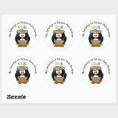 Dit is van de toekomstige Hula Dancer Ronde Sticker (Vel)