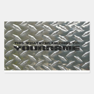 Dit is van... Je naam! Rechthoekige Sticker