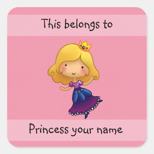 Dit is van prinses sticker (Voorkant)