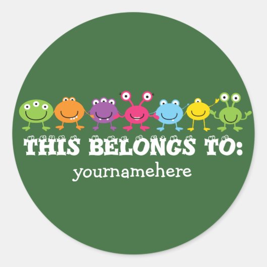 DIT IS VAN SCHATTIGEE BUITENAARDSE STICKERS (Voorkant)