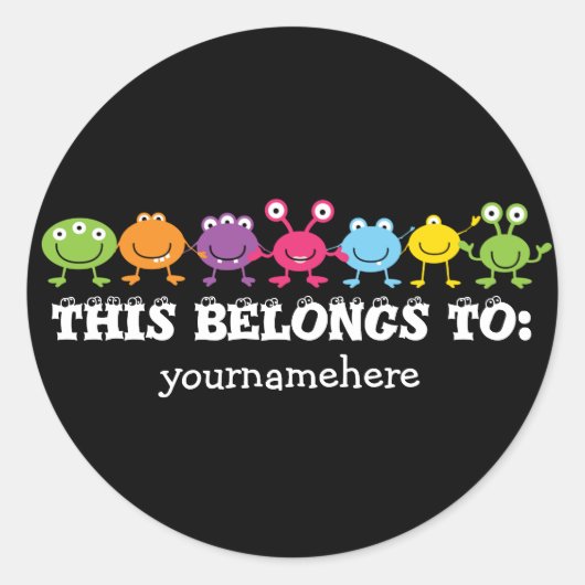 DIT IS VAN SCHATTIGEE BUITENAARDSE STICKERS (Voorkant)