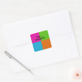dit is van vierkante sticker (Envelop)
