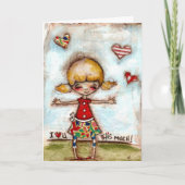 Dit is veel! - VALENTIJN Feestdagen Kaart (Voorkant)