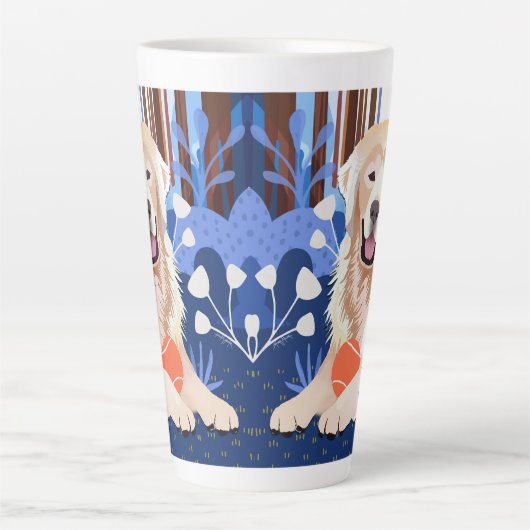 DIT IS VEEL WAAR Golden Retriever Latte Mok (Voorkant)