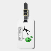 Dit Is Voetbal Bagagelabel (Voorkant verticaal)