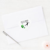 Dit Is Voetbal Hart Sticker (Envelop)