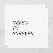 Dit is voor altijd een kaart (Voorkant / Achterkant)