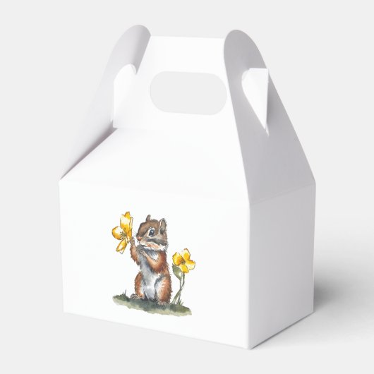 Dit is voor jou! Schattige chipmunk Bedankdoosjes (Voorkant Zijde)