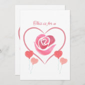 Dit is voor ons een mooie uitnodiging (Voorkant / Achterkant)