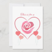 Dit is voor ons, Een mooie uitnodigingskaart. Kaart (Voorkant)