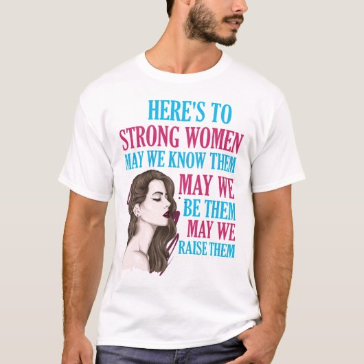 Dit is voor sterke vrouwen... ... ... ... ... ...  t-shirt (Voorkant)