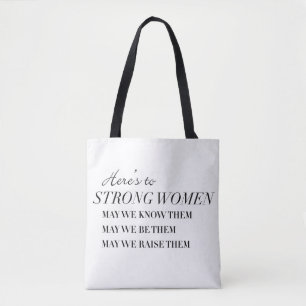 Dit is voor Strong Women Canvas tas