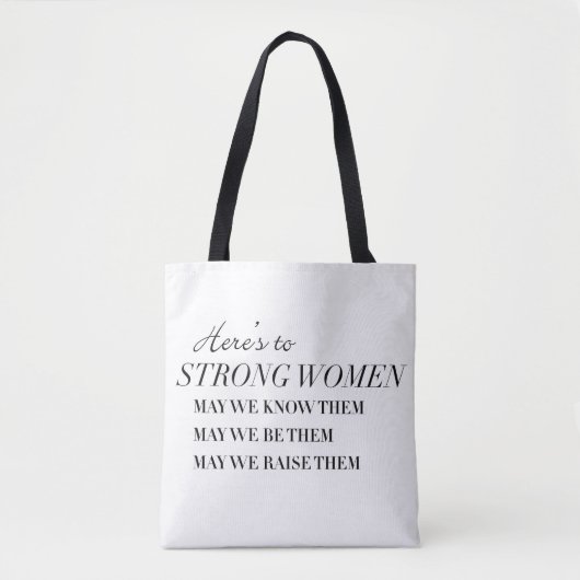 Dit is voor Strong Women Canvas tas (Voorkant)