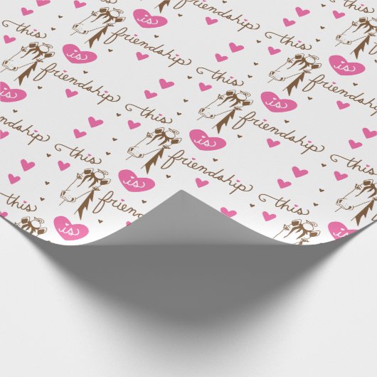 Dit is vriendschap cadeaupapier (Hoek)