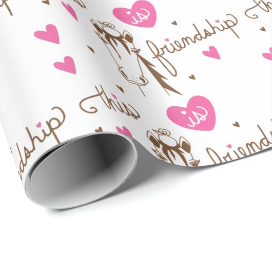 Dit is vriendschap cadeaupapier (Rol Hoek)