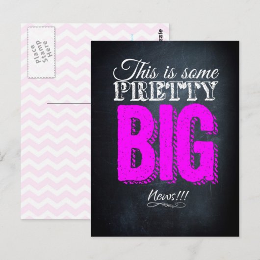 Dit is vrij groot nieuws briefkaart (Voorkant / Achterkant)