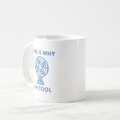 Dit is waarom ik cool ben koffiemok (Voorkant links)