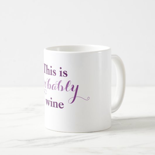 Dit is waarschijnlijk wijn koffiemok (Voorkant rechts)