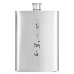 Dit is waarschijnlijk wodka flacon