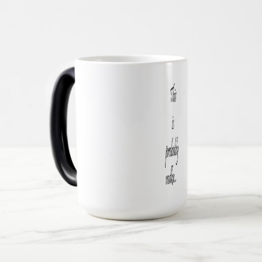 Dit is waarschijnlijk wodka magische mok (Voorkant links)