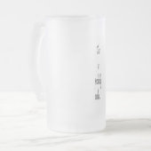 Dit is waarschijnlijk wodka matglas bierpul (Voorkant links)