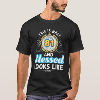 Dit is wat 81 en geblesseerd er uit zien als 81 sl t-shirt
