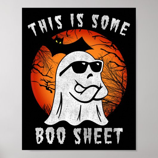 Dit is wat boekenblad Halloween Ghost Fun Gifts M Poster (Voorkant)